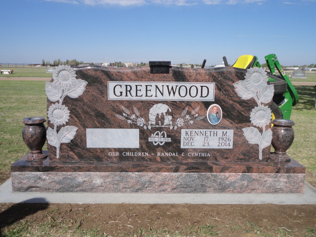 A monument for the Greenwood family