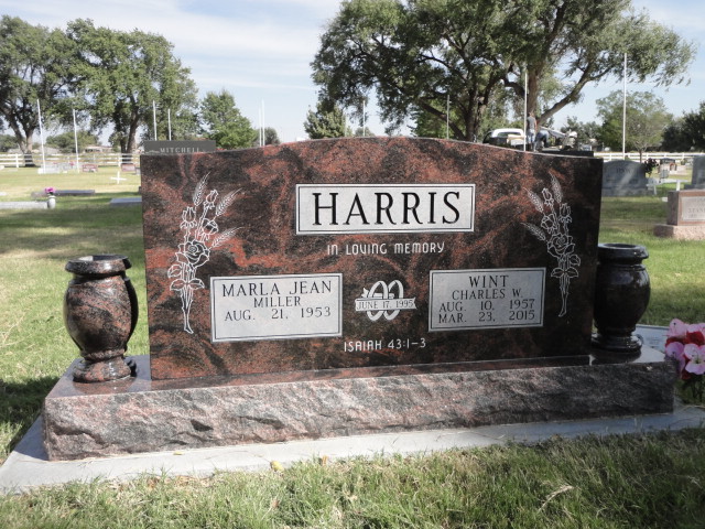 A monument for Marla and Wint Harris