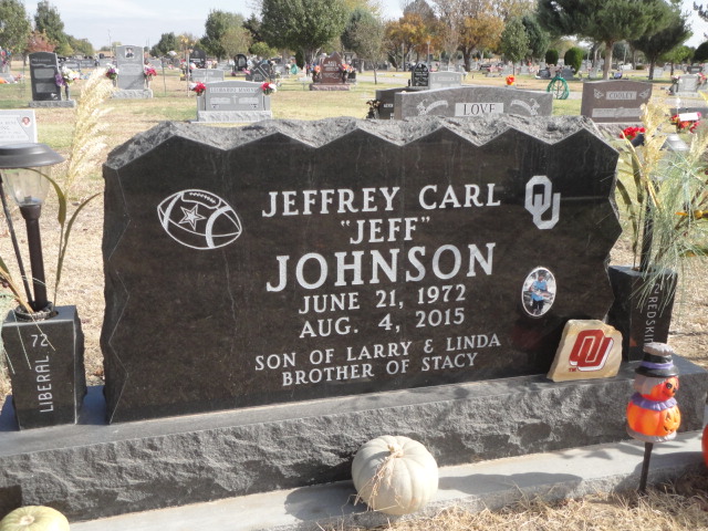 A monument for Jeffrey Johnson