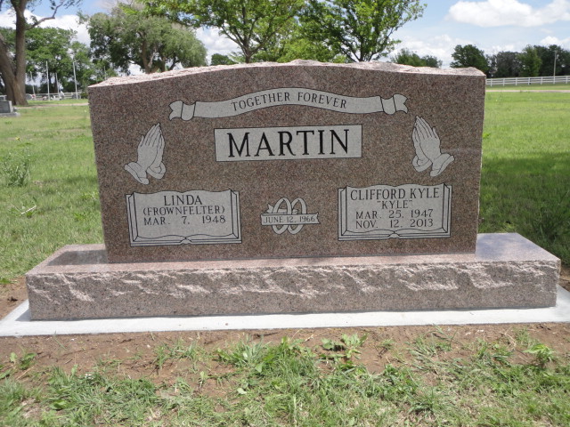 A monument for Linda and Kyle Martin