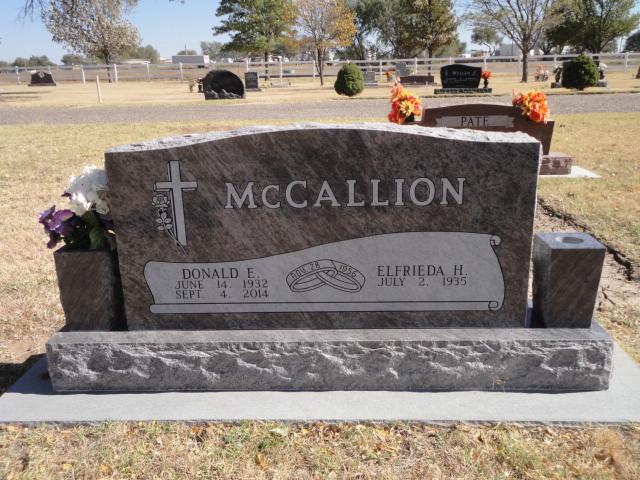 A monument for the McCallion couple
