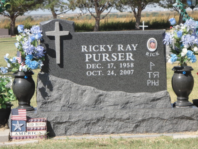 A monument for Ricky Ray Purser
