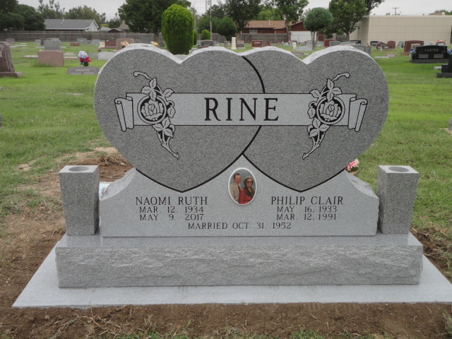 A monument for Naomi and Philip Rine