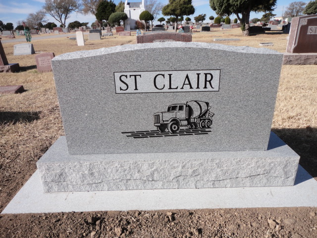 A monument for St. Clair