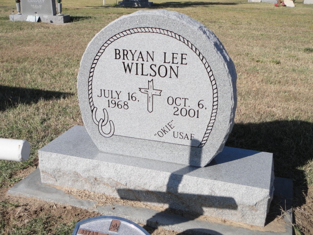A circular monument for Bryan Lee Wilson